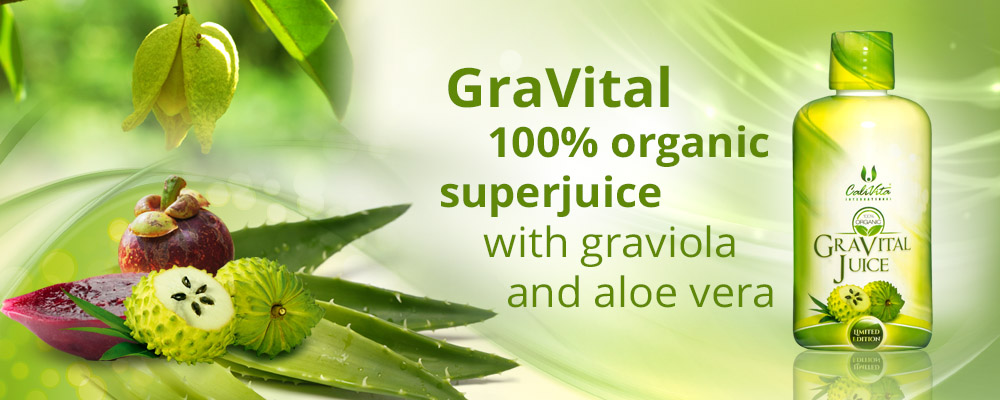 GraVital - 100% organic superjuice with graviola and aloe vera