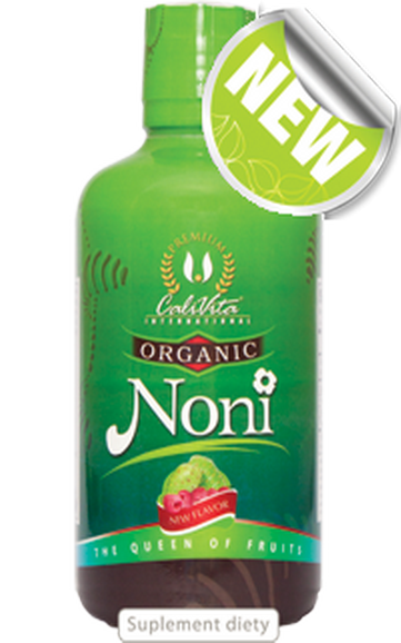 bottle of Organic noni